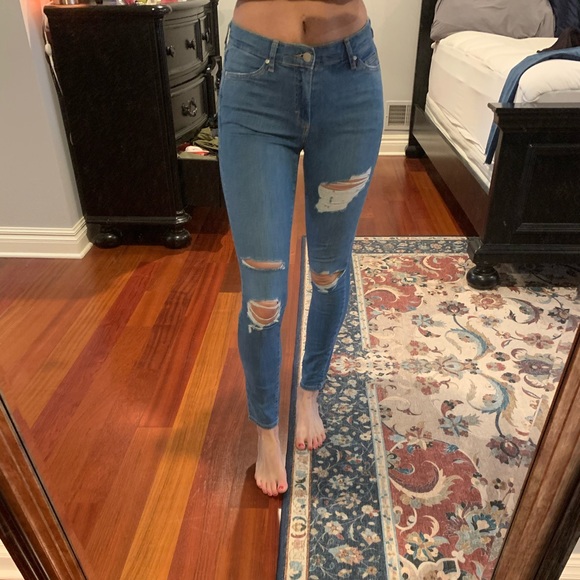 Topshop distressed jeans - Picture 2 of 3